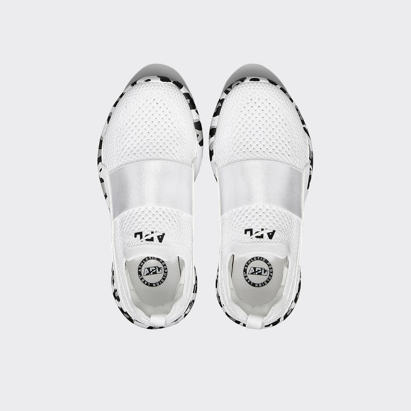Youth's TechLoom Bliss White / Black / Leopard view 5