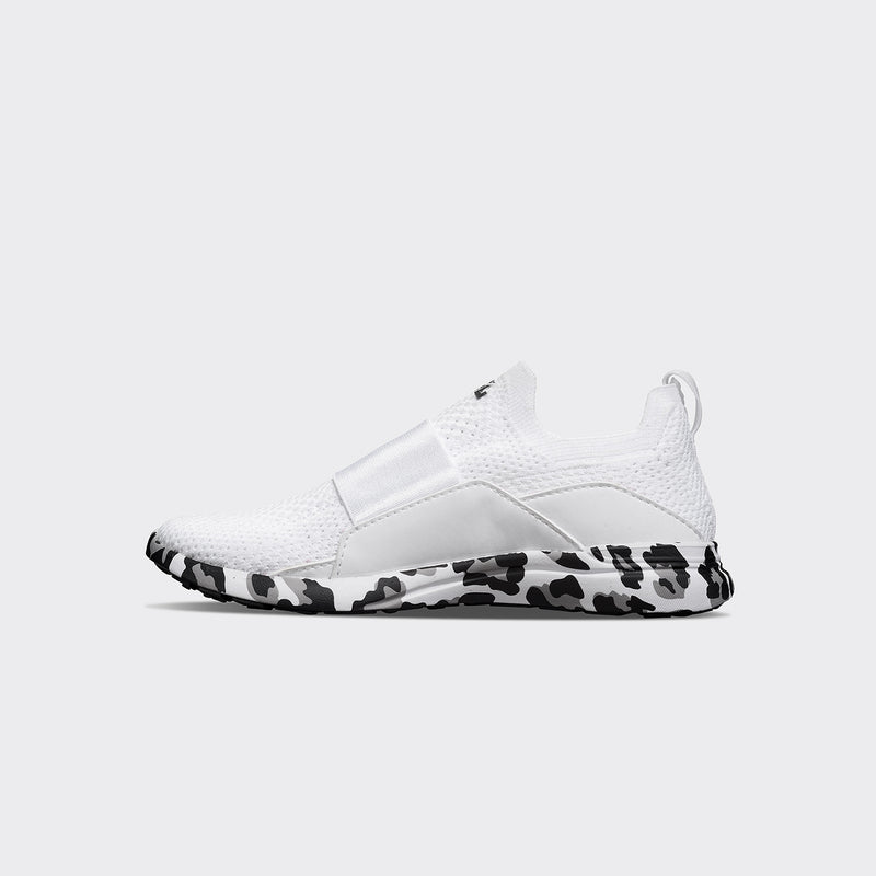 Youth's TechLoom Bliss White / Black / Leopard view 2