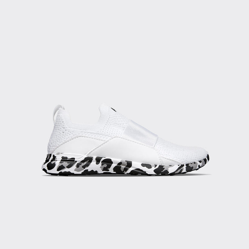 Youth's TechLoom Bliss White / Black / Leopard view 1