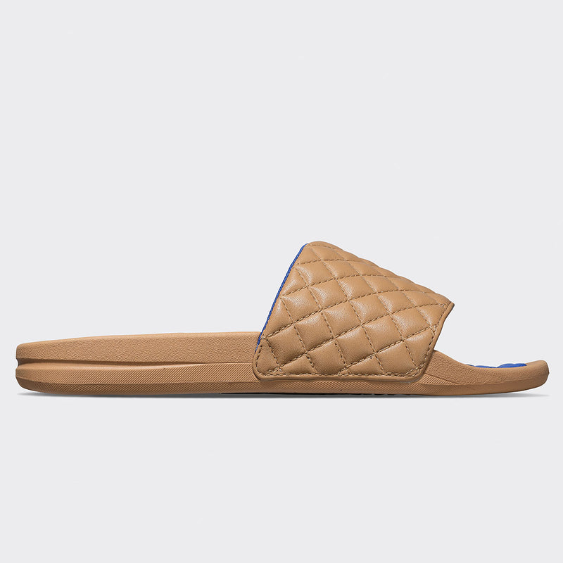 Women's Lusso Slide Tan / Cobalt view 2