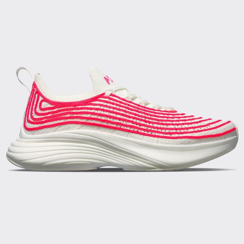 Men's TechLoom Zipline Ivory / Magenta view 1