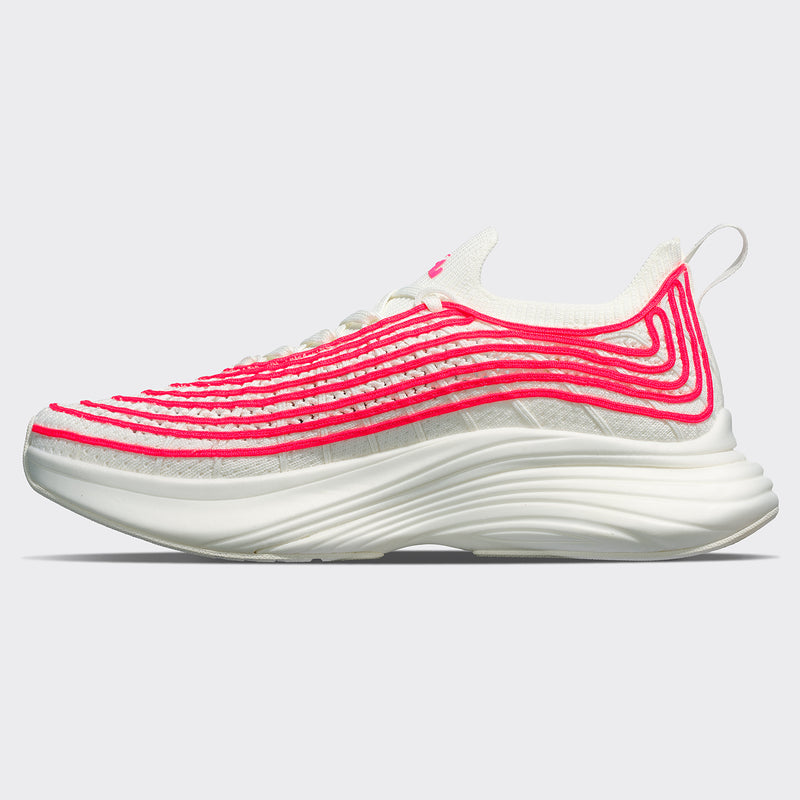 Men's TechLoom Zipline Ivory / Magenta view 2