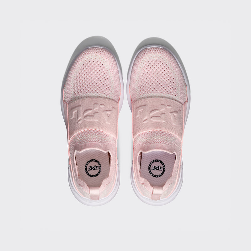 Youth's TechLoom Bliss Bleached Pink / Ivory / White view 5