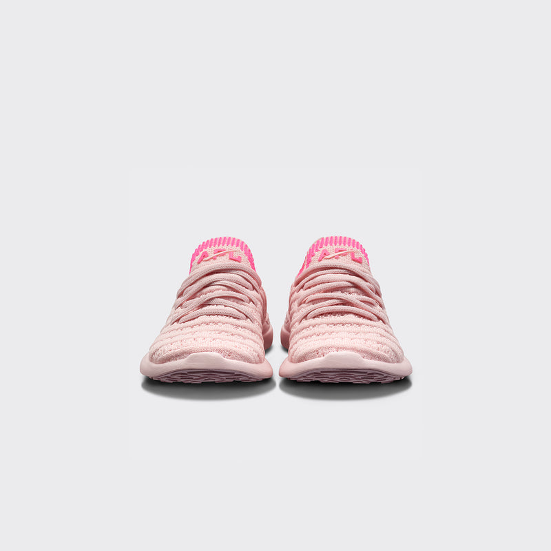 Kid's TechLoom Wave Bleached Pink / Fusion Pink / Ribbed view 4