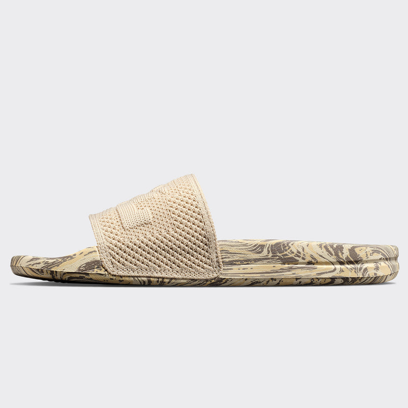 Men's Big Logo TechLoom Slide Beach / Tundra / Marble view 3