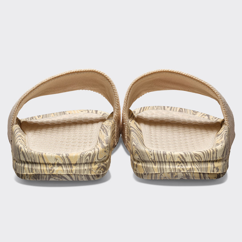 Men's Big Logo TechLoom Slide Beach / Tundra / Marble view 4