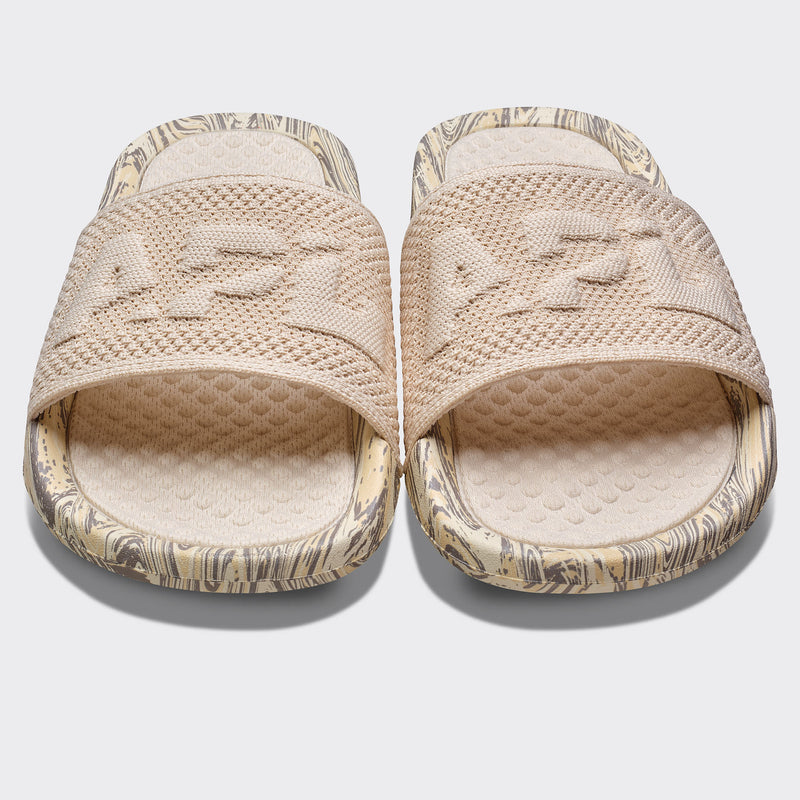 Men's Big Logo TechLoom Slide Beach / Tundra / Marble view 5