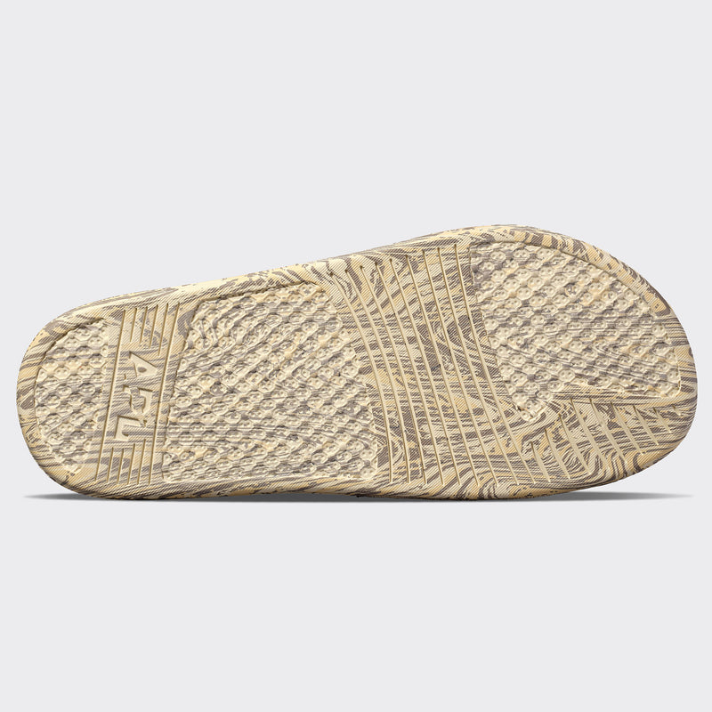 Women's Big Logo TechLoom Slide Beach / Tundra / Marble view 6