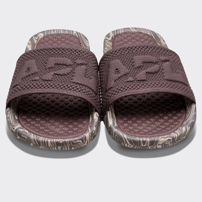 Men's Big Logo TechLoom Slide Chocolate / Sandstone / Marble view 5