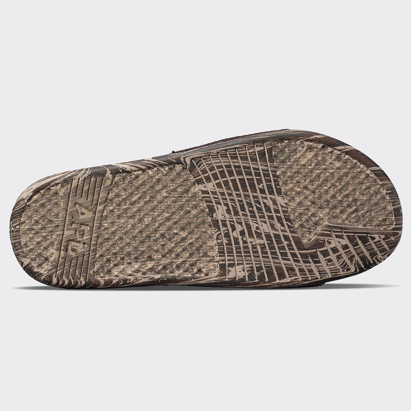 Women's Big Logo TechLoom Slide Chocolate / Sandstone / Marble view 6