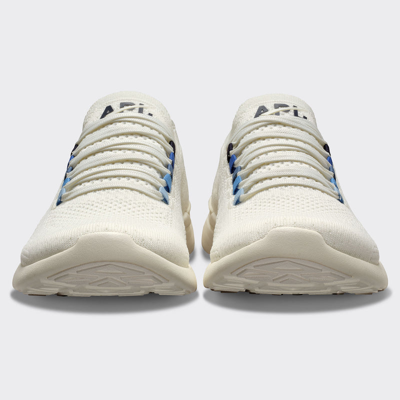 Women's TechLoom Breeze Ivory / Navy / Coastal Blue view 4