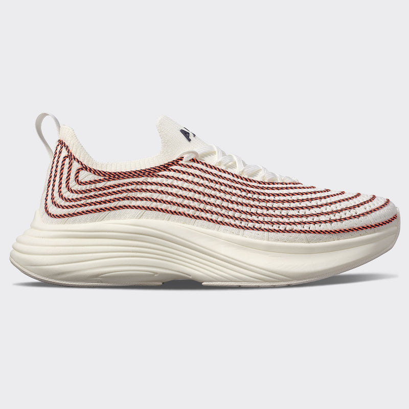 Men's TechLoom Zipline Ivory / Indigo / Laser Red view 1