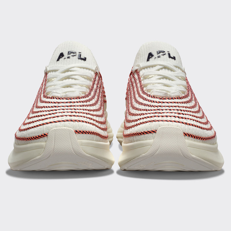 Men's TechLoom Zipline Ivory / Indigo / Laser Red view 4