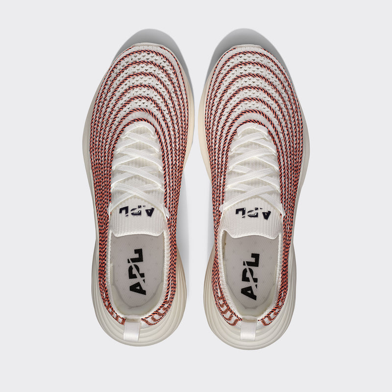 Men's TechLoom Zipline Ivory / Indigo / Laser Red view 5