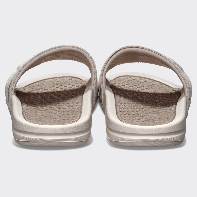 Women's Big Logo TechLoom Slide Pearl / Cobblestone view 4