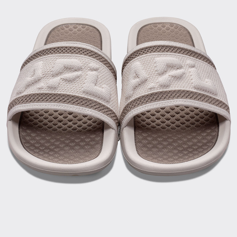 Women's Big Logo TechLoom Slide Pearl / Cobblestone view 5