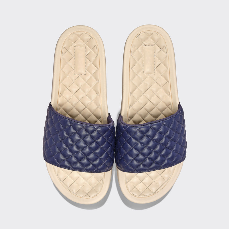 Women's Lusso Slide Navy / Campus view 1