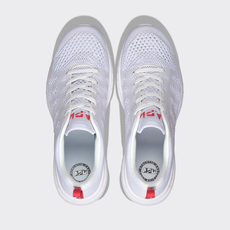 Women's TechLoom Pro White / Harbor Grey / Red view 5