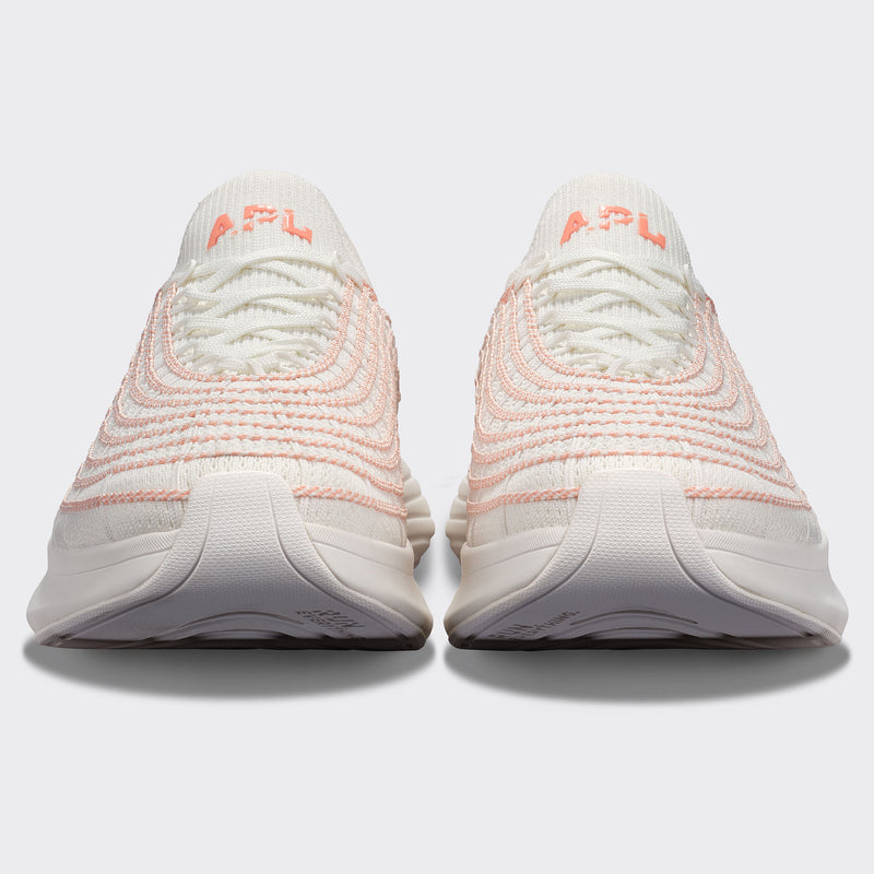 Women's TechLoom Zipline Ivory / Sunset view 4