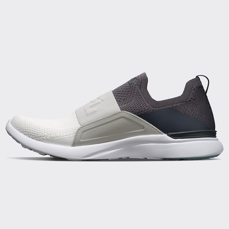 Men's TechLoom Bliss Iron / Harbor Grey / White view 2