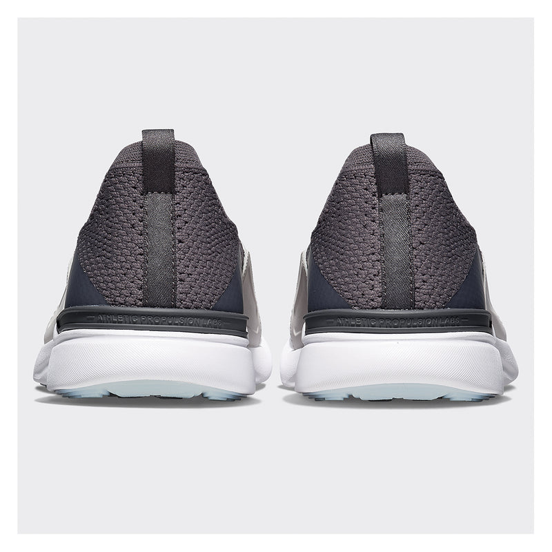 Men's TechLoom Bliss Iron / Harbor Grey / White view 3