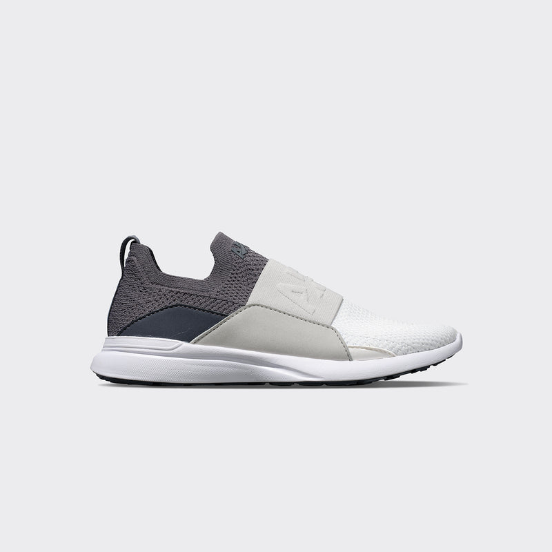 Youth's TechLoom Bliss Iron / Harbor Grey / White view 1