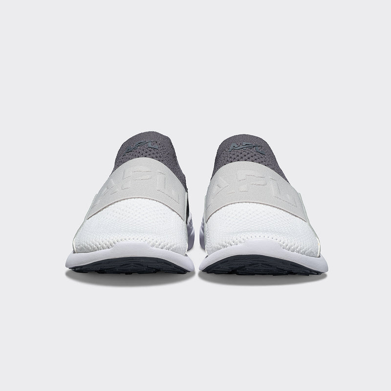 Youth's TechLoom Bliss Iron / Harbor Grey / White view 4