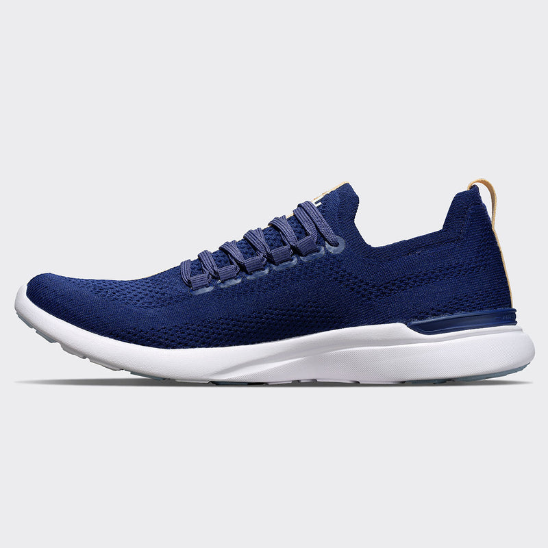 Women's TechLoom Breeze Royal Navy / Sunkissed / Racer view 3