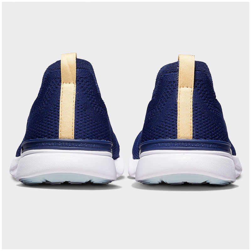 Women's TechLoom Breeze Royal Navy / Sunkissed / Racer view 4