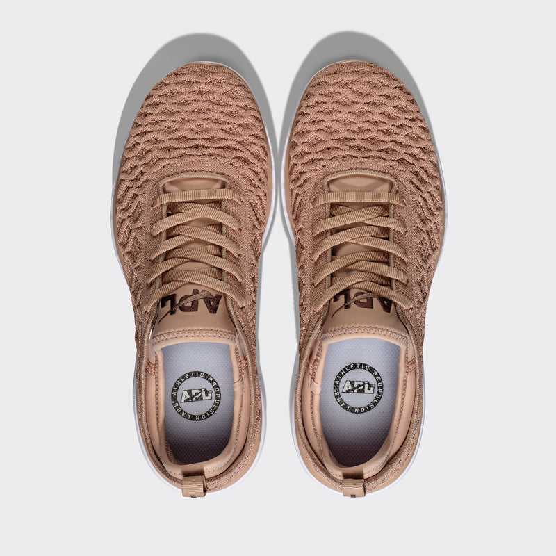 Women's TechLoom Phantom Latte / Dark Umber / White view 5