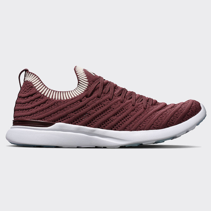 Men's TechLoom Wave Burgundy / Creme / Ribbed view 1
