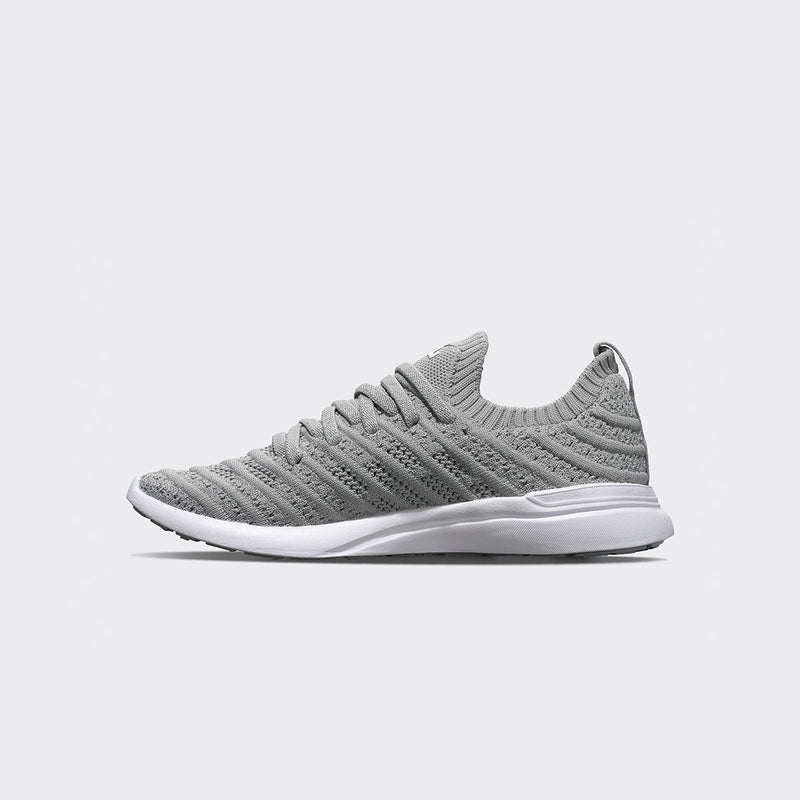 Youth's TechLoom Wave Cement / White view 2