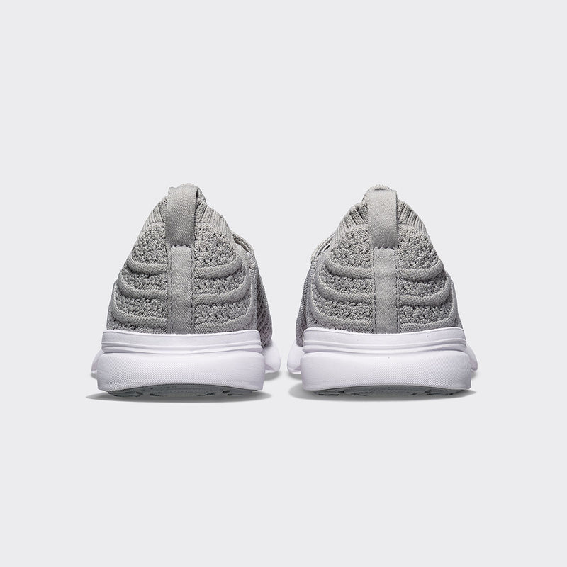 Youth's TechLoom Wave Cement / White view 3