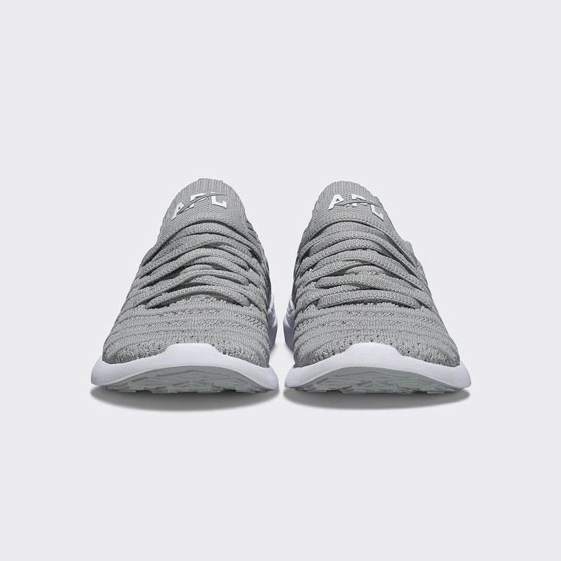 Youth's TechLoom Wave Cement / White view 4