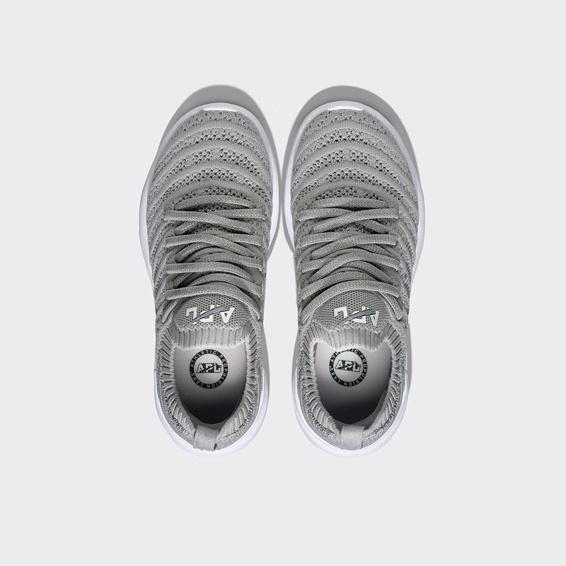 Youth's TechLoom Wave Cement / White view 5