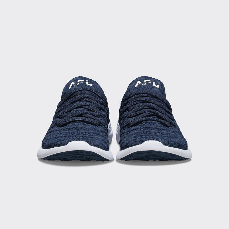 Youth's TechLoom Wave Navy / White view 4