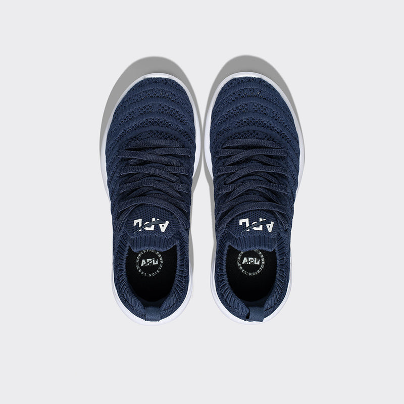 Youth's TechLoom Wave Navy / White view 5