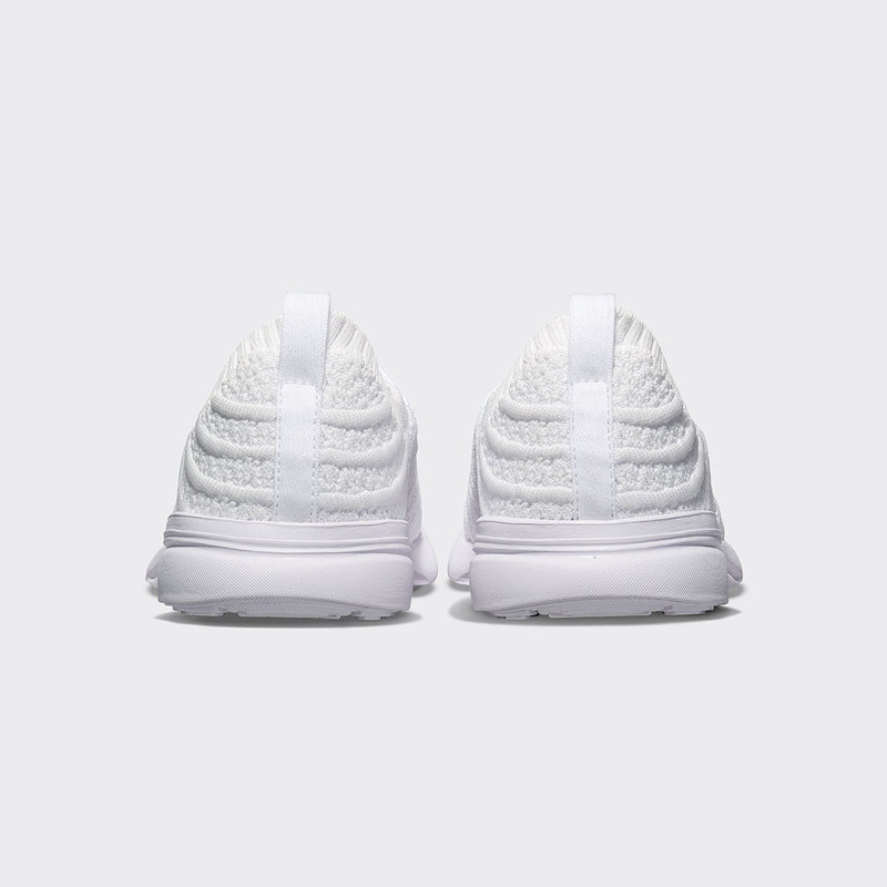 Youth's TechLoom Wave White / White view 3