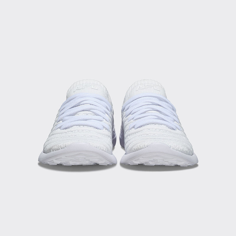 Youth's TechLoom Wave White / White view 4