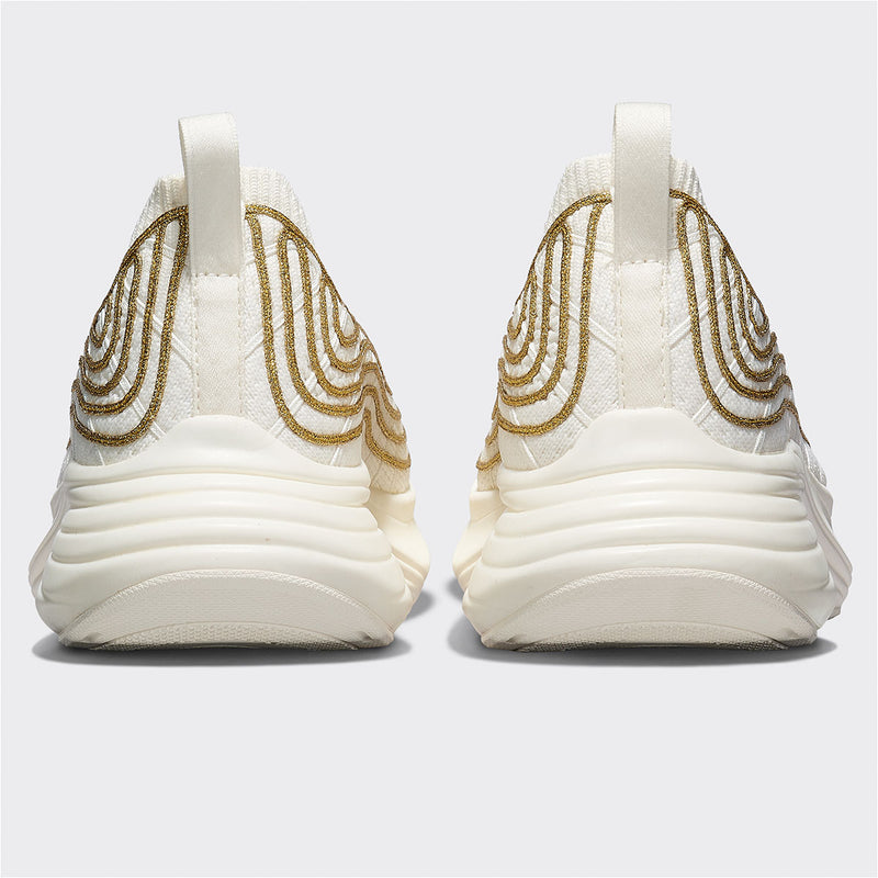 Men's TechLoom Zipline Ivory / Metallic Gold view 3