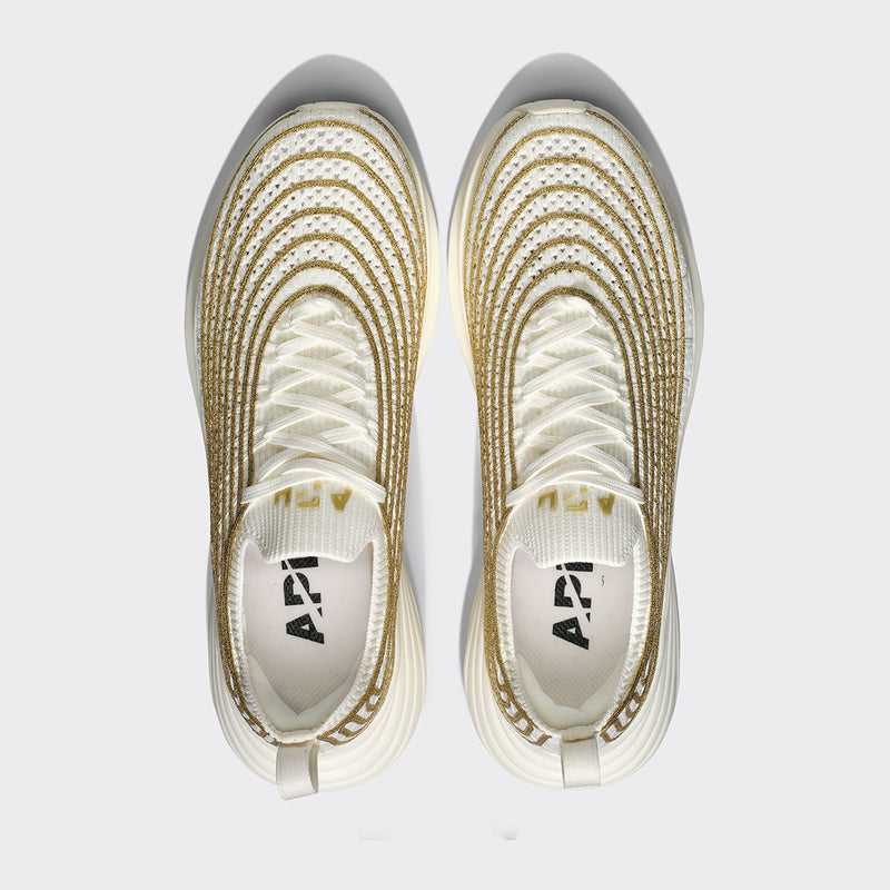 Women's TechLoom Zipline Ivory / Metallic Gold view 5