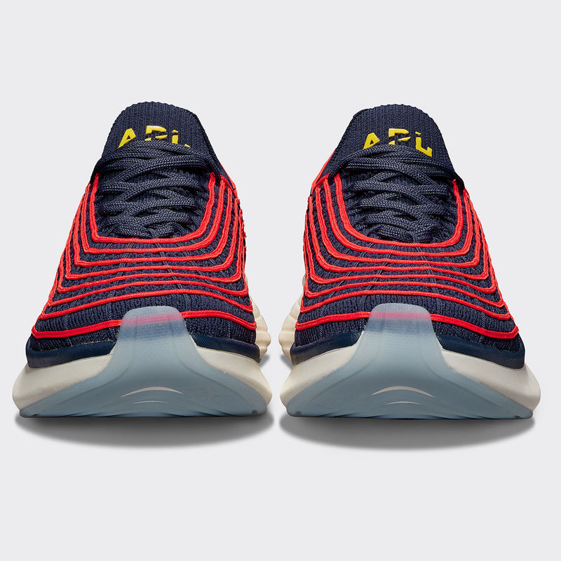 Men's TechLoom Zipline Navy / Red / Racing Yelllow view 4