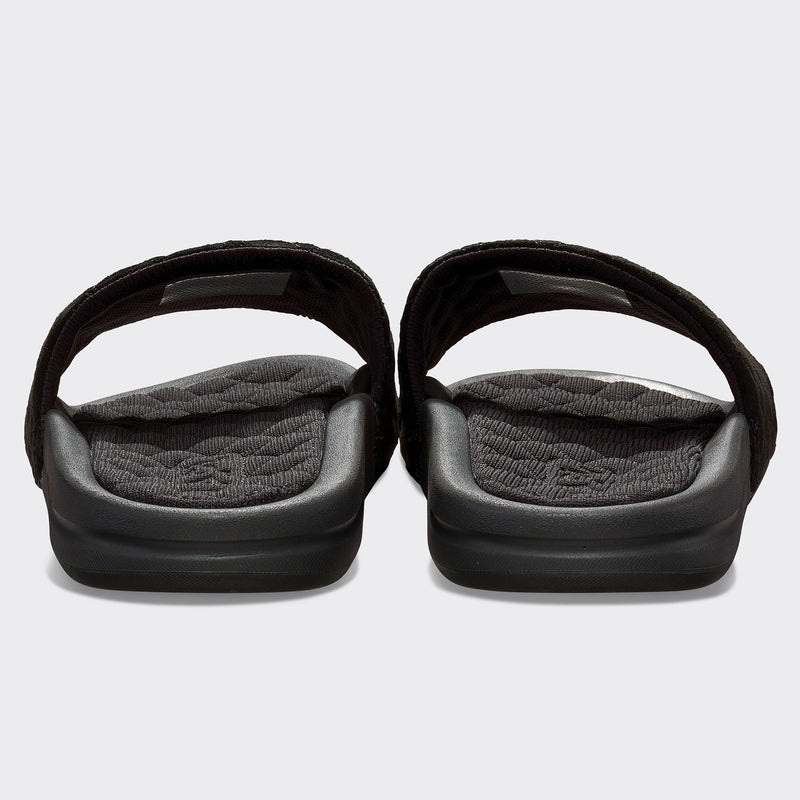 Women's Suede Lusso Slide Black view 4