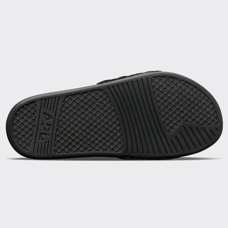 Men's Suede Lusso Slide Black view 6