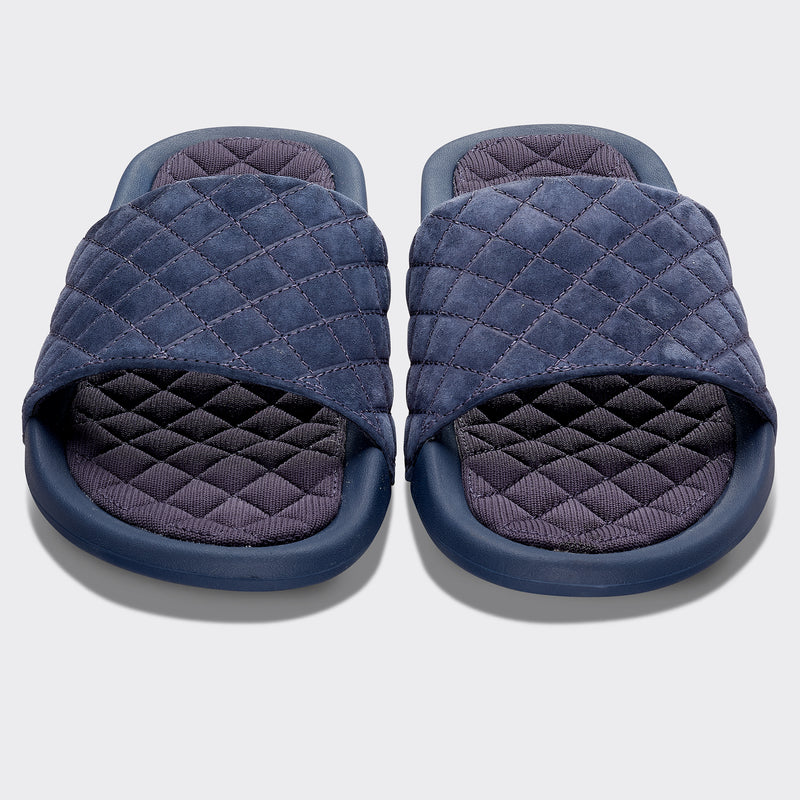 Men's Suede Lusso Slide Midnight view 5