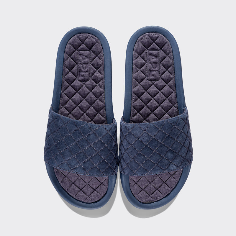 Men's Suede Lusso Slide Midnight view 1