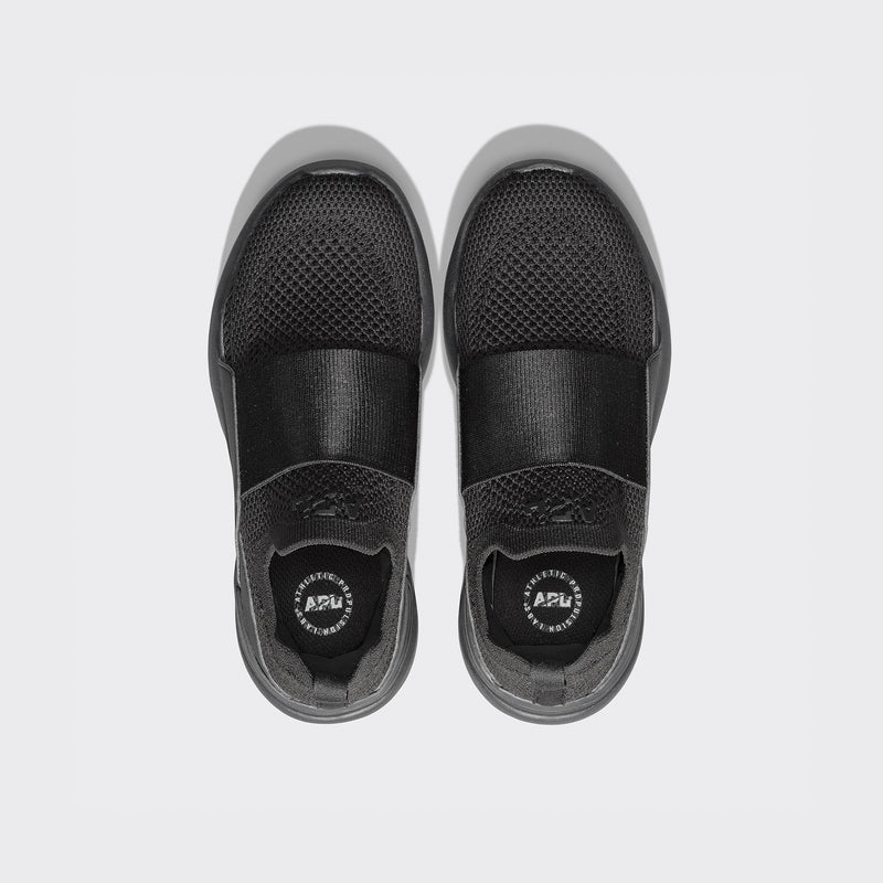 Youth's TechLoom Bliss Black / Black view 5