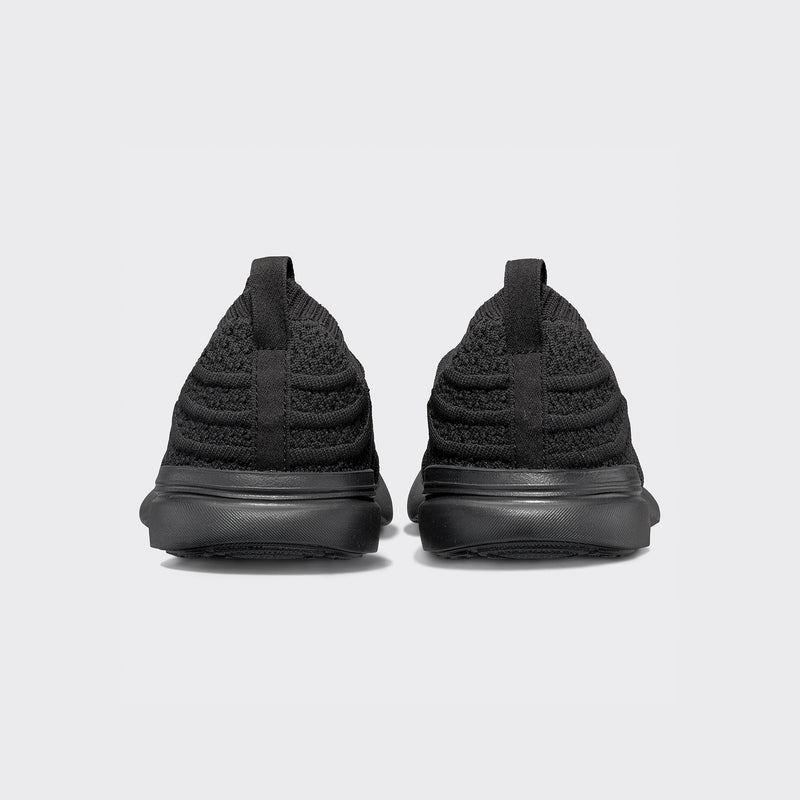 Youth's TechLoom Wave Black / Black view 3