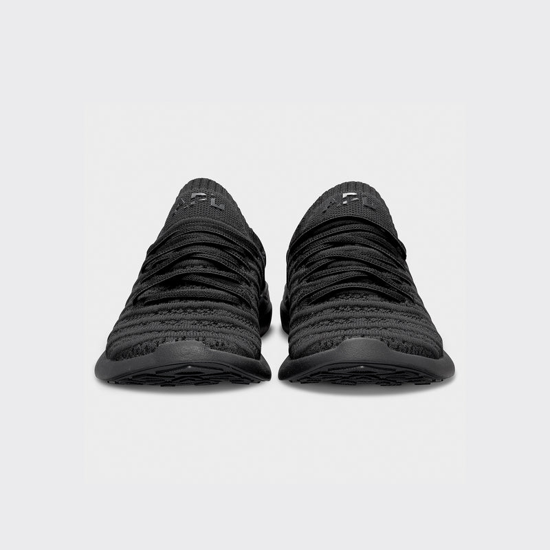 Youth's TechLoom Wave Black / Black view 4
