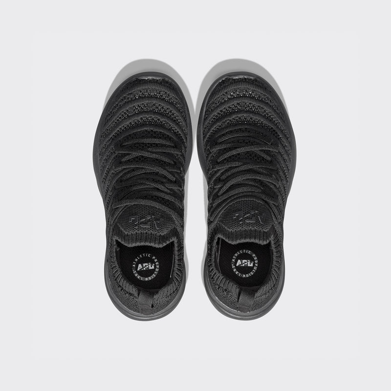 Youth's TechLoom Wave Black / Black view 5